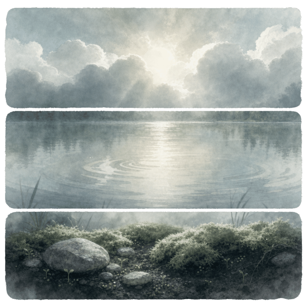 A holistic approach — sky, water, earth